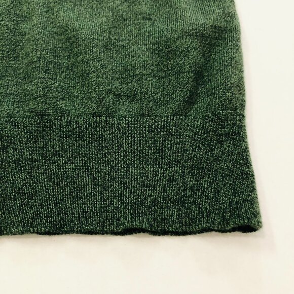 Banana Republic by Baruffa Sweater 100% Merino Italian Wool V-Neck Green Mens S - Picture 4 of 9